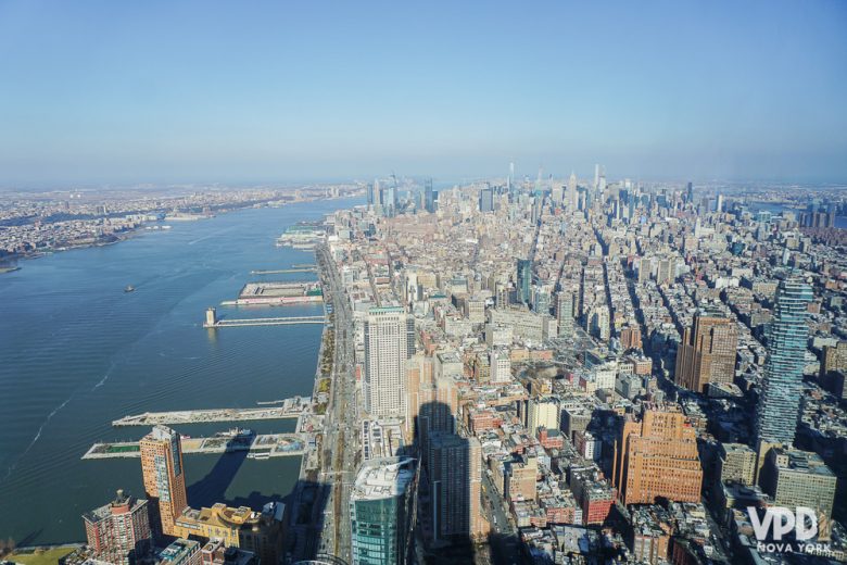 A vista da cidade do observatório do One World WTC